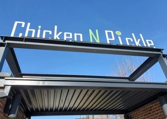 chicken n pickle sign