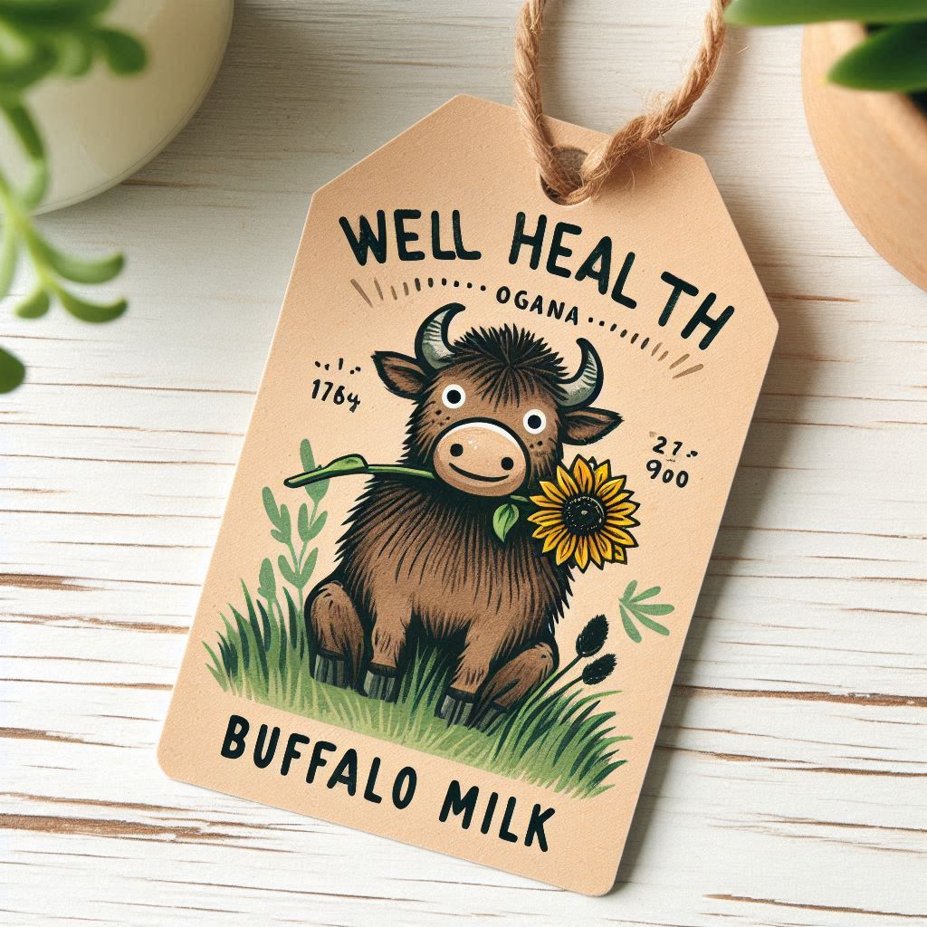 The Unique Edge of WellHealthOrganic Buffalo Milk Tag