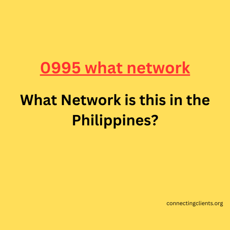 0995 What Network Does It Belong To?