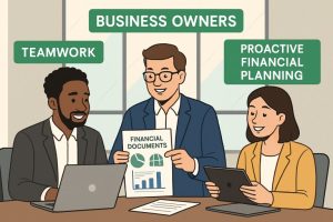 Business owners makes money move