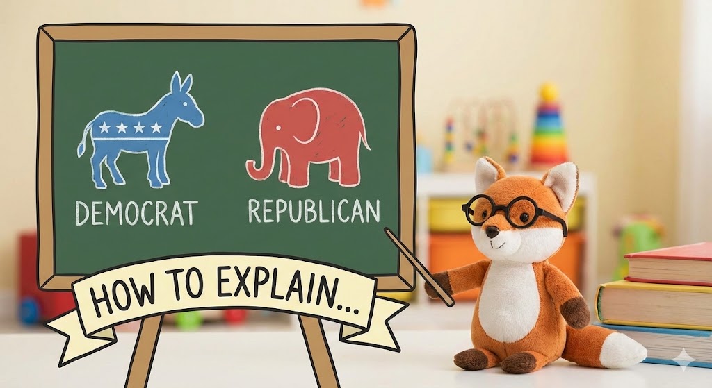 How to Explain Democrat vs Republican to a Child